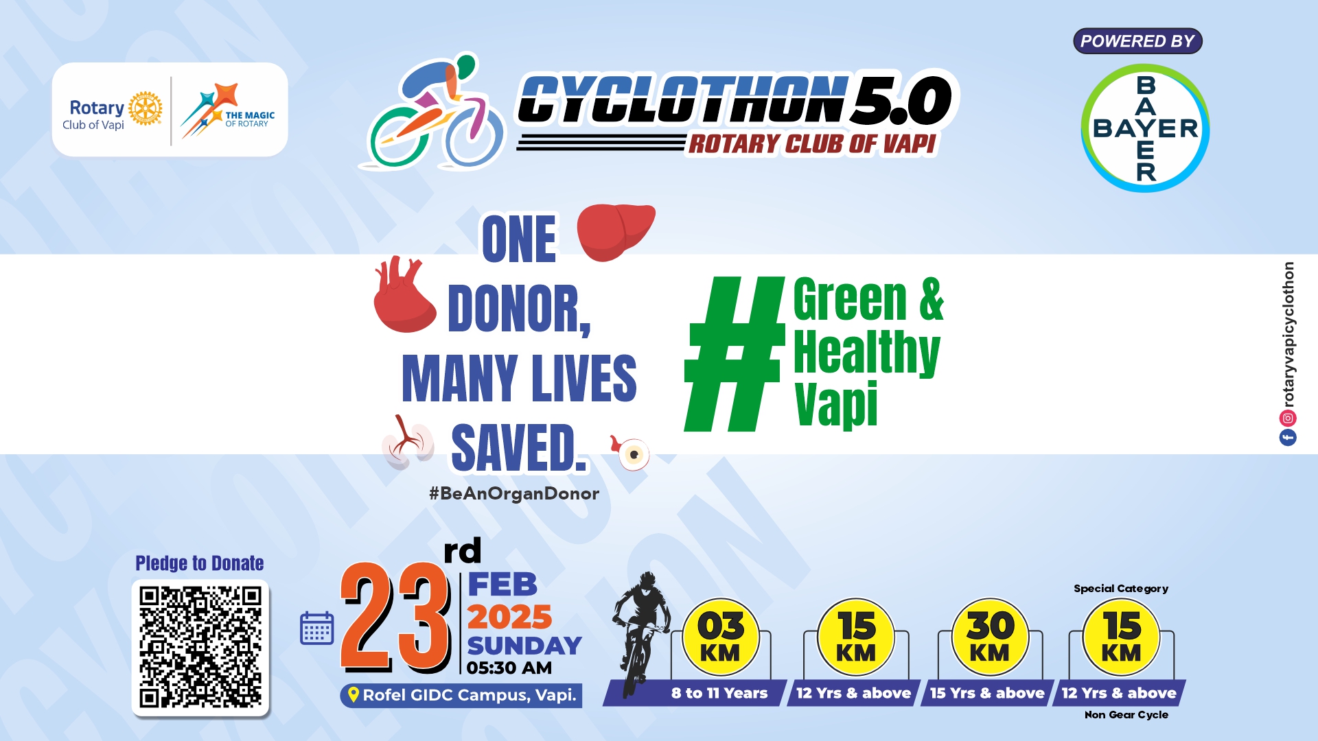 Cyclothon 5.0 Rotary Club of Vapi